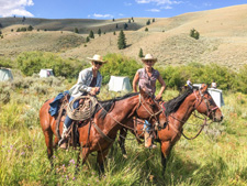 USA-Idaho-Medicine Lodge Horse Drive